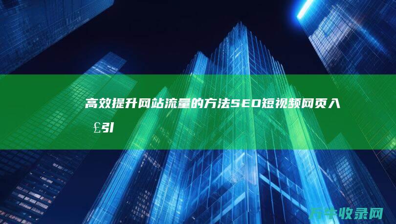 高效提升网站流量的方法 SEO短视频网页入口引流 (快速提高网站)