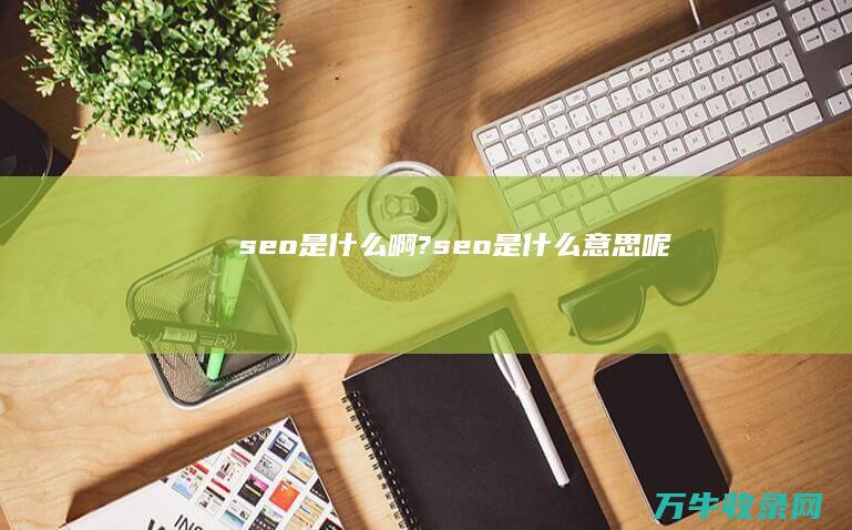 seo是什么啊? (seo是什么意思呢)