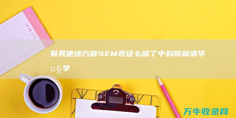 有其他地方做SEM表征么 除了中科院和清华大学等学校外 SEM 大概一次要花多少钱 做表征 用扫描电镜 (有其他地方做核酸吗?)